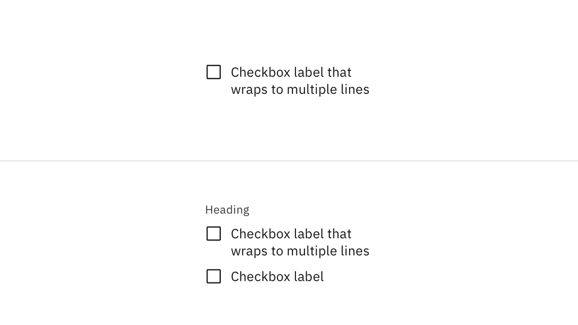 The default state for checkboxes is unchecked.